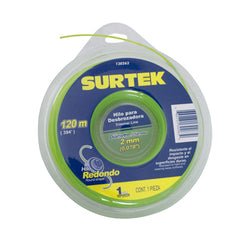 Nylon P/Desbrozadora Doble Blister 2mm (120m) SURTEK (130263)