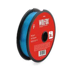 HILO NYLON P/PESCA .30 MM AZUL 100 MTS WOLFOX  (WF9696)