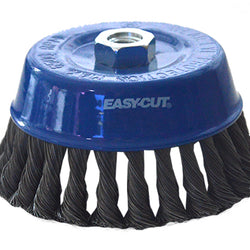 CEPILLO TIPO COPA TRENZADA DE 5" X 0.020" X 5/8"-11H PARA ACERO AL CARBÓN TENAZIT EASY CUT (2843)