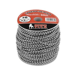 CADENA BOLITA NIQUELADA  # 6 50 MTS DOGO (SH5050)