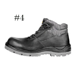 ZAPATO 86 NEGRO #4  BORCEGUI C/CASCO POLIAMIDA SUELA HERCULES