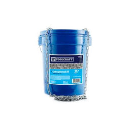CADENA GALVANIZADA  5/16" CUBETA DE  25 KG TOOLCRAFT (TC1109)