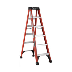 ESCALERA FIBRA VIDRIO TIJERA 11 ESCALONES PROTOP TIA (IND. EXTRA PESADO) CUPRUM (C-3017-12)