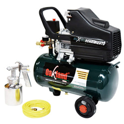 COMPRESOR DE AIRE DE 2.5HP OAKLAND C/MANGUERA Y PISTOLA (OAKKITCOM-25PT)