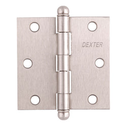 BISAGRA 1"  X  1" LATON BRILLANTE CAJA CON 20 PIEZAS  DEXTER (6430)