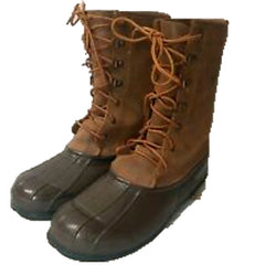 MENS  BUCKMASTERS 13. CUERO/BOTAS DE PATO DE GOMA THINSULATE TALLA 8 (LACROSSS) MEDIO USO