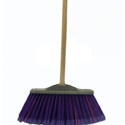 ESCOBA TIPO ABANICO BRUSHTECH MANGO MADERA (01502L)