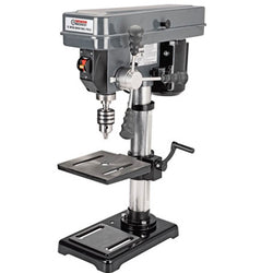 TALADRO DE BANCO DE 10 PULG. Y 12 VELOCIDADES CENTRAL MACHINERY MEDIO USO 300-2900 RPM CHUC 2- 3/8-5