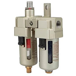 CENTRAL PNEUMATIC 3/8 PULG. SECADOR DESECANTE CON FILTRO DE EXTRACCIÓN DE ACEITE  69923