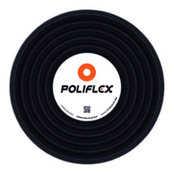 POLIFLEX NEGRO AUTOMOTRIZ RANURADO, ROLLO 3/4" CON 50 M (P-RLN25-050)