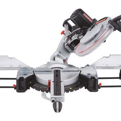 SIERRA DE INGLETE COMPUESTA DESLIZANTE DE DOBLE BISEL DE 12 PULG. 3800 RPM CON LED Y GUÍA LÁSER ADMI