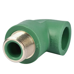 CODO 90° MACHO TERMOFUSION 25 MM.  (3/4") INS. MET.  METAUX/LATYN (42802)