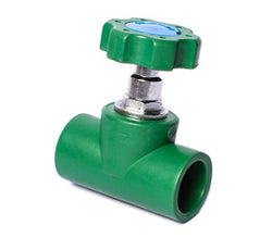 VALVULA  GLOBO TERMOFUSION 20 MM. (1/2") METAUX/LATYN (46101)