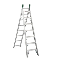 ESCALERA ALUMINIO CONVERTIBLE 15 ESCALONES TII (PROFESIONAL) CUPRUM (C-2287-15)