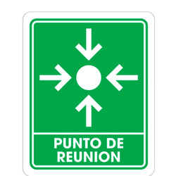 SEÑALAMIENTO PUNTO DE REUNION 25 X 35CM WESTON (TS-0030)