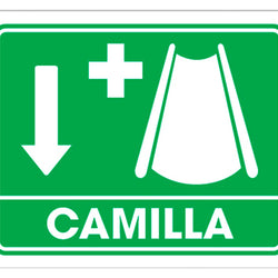 SEÑALAMIENTO CAMILLA 25 X 35CM WESTON (TS-0040)