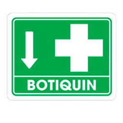 SEÑALAMIENTO BOTIQUIN 25 X 35CM WESTON (TS-0045)