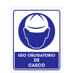 SEÑALAMIENTO USO CASCO 25 X 35CM WESTON (TS-0065)