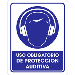 SEÑALAMIENTO USO PROTECCION AUDITIVA 25 X 35CM WESTON (TS-0095)