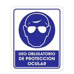 SEÑALAMIENTO USO PROTECCION OCULAR 25 X 35CM WESTON (TS-0105)