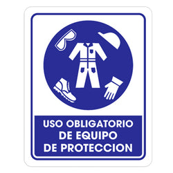 SEÑALAMIENTO EQUIPO PROTECCION 25 X 35CM WESTON (TS-0110)