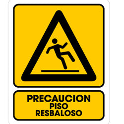 SEÑALAMIENTO PISO RESBALOSO 25 X 35CM WESTON (TS-0170)