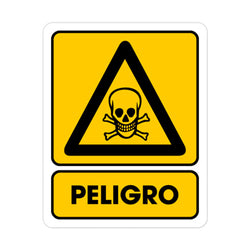 SEÑALAMIENTO PELIGRO 25 X 35CM WESTON (TS-0185)