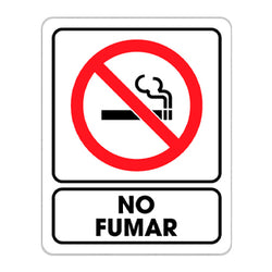 SEÑALAMIENTO NO FUMAR 25 X 35CM WESTON (TS-0200)