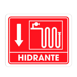 SEÑALAMIENTO HIDRANTE 25 X 35CM WESTON (TS-0230)