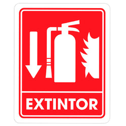 SEÑALAMIENTO EXTINTOR 25 X 35CM WESTON (TS-0240)