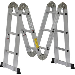 ESCALERA ARTICULADA ALUMINIO (D) 13 ESCALONES TIII (DOMESTICO) CUPRUM (C-2096-13)