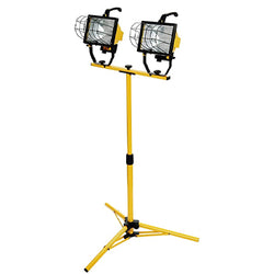 LUZ DE TRABAJO DE TRÍPODE WOODS 1000WATT TELESCOPIO DE TRABAJO AMARILLO 120 VOLTIO (L13)