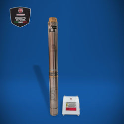 MOTOBOMBA SUMERGIBLE FIAT 4" 2HP 220V  SQUALLI2I