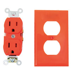 PLACA DUPLEX RECTANGULAR NARANJA GARRA (SE2132N)