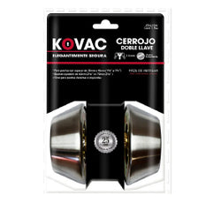 CERROJO  LLAVE/LLAVE ACERO INOXIDABLE (BLISTER) KOVAC (CDLL15AI)