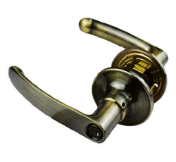 CERRADURA DE MANIJA  PRAGA LATON BRILLANTE LLAVE/BOTON BLISTER KOVAC (MPR06)