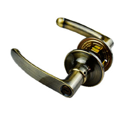 CERRADURA DE MANIJA PRAGA NIQUEL SATINADO RANURA/BOTON BAÑO BLISTER KOVAC (MPR14)