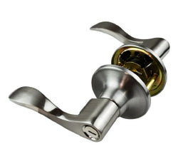 CERRADURA DE MANIJA RANURA/BOTON  SUMAVA  LATON ANTIGUO (BAÑO) BLISTER KOVAC (MSU15)