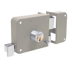 CERRADURA DE SOBREPONER CLASICA GRIS IZQUIERDA (CAJA) KOVAC (CSC1)