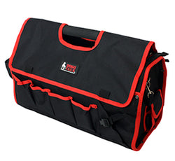 MALETA DE POLIESTER PARA HERRAMIENTAS CON TUBO DE 19" Y 31 DIVICIONES DOGO (TP2005)
