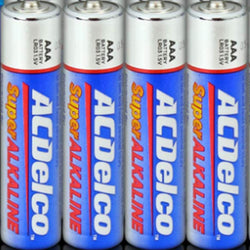 PILA ALCALINA ACDELCO AAA  4 PZAS