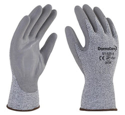GUANTE POLIURETANO CON FIBRA DE VIDRIO ANTICORTE 5 DERMA CARE #9 (51-625-9)