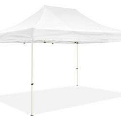 TOLDO C/ ARMAZÓN DE ACERO 3 X 3.5  BLANCO (H-9107)