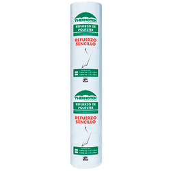 TELA DOBLE REFUERZO DE POLIESTER 1.10 X 100  METROS P/IMPERMEABILIZAR ROLLO  THERMOTEK (401163)