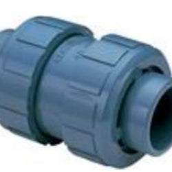 VALVULA ESFERA GRIS PVC C-80  1 1/4" CRESCO  (1210012)