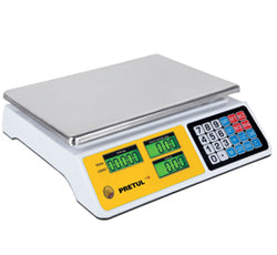 BÁSCULA ELECTRÓNICA MULTIFUNCIONES CAPACIDAD 40 KG, PRETUL (BASE-40P) (29966)