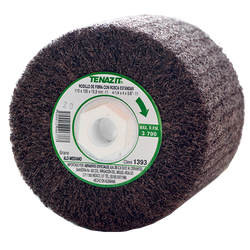 RODILLO DE FIBRA G-MEDIO 4 1/2" X 4" 5/8"-11H TENAZIT (1393)