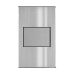 PLACA CIEGA ACERO INOX GRIS ARTLITE (APL-112)