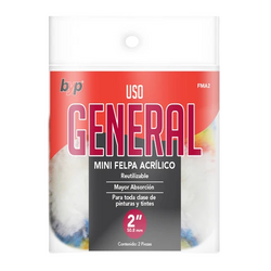 MINI FELPA ACRILICO 2" 2 PACK BIG (MFA02)