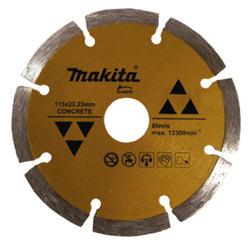 DISCO DIAMANTE SEGMENTADO 4 1/2" MAKITA (D-44270)